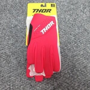 Thor Gloves Mens Small Red White Spectrum Cold Weather 2022 Motorcycle NWT